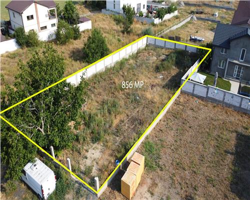 Teren intravilan 856 mp Minerii, aproape de Tulcea, cu utilitati