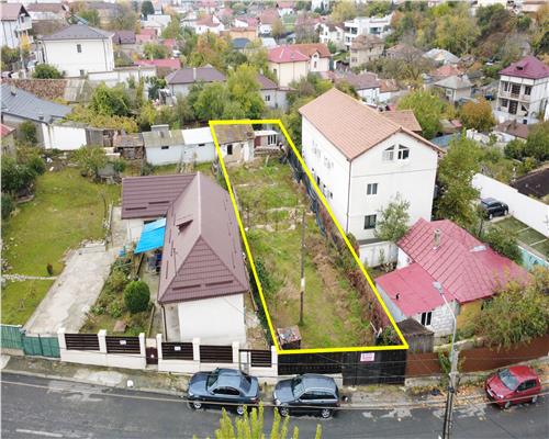 Teren intravilan 393 mp, zona Centrala Tulcea, cu proiect casa P+1