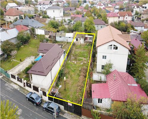 Teren intravilan 393 mp, zona Centrala Tulcea, cu proiect casa P+1