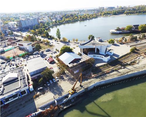 Restaurant de închiriat, zona Faleza Tulcea – 1000 mp utili, teren 1300 mp