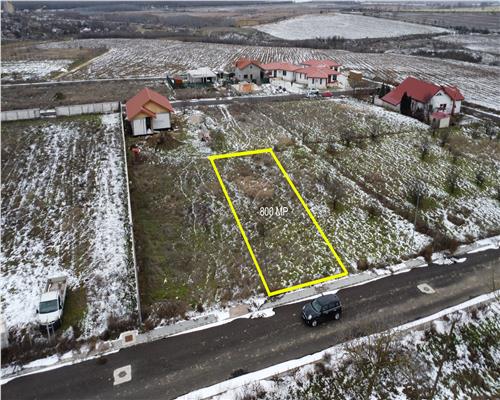 Teren 800 mp Mahmudia, utilitati, zona turistica