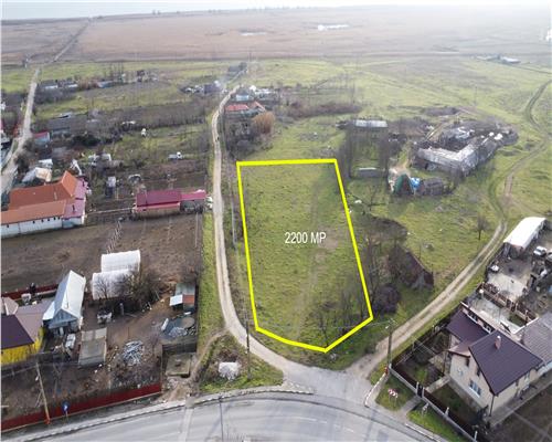 Teren intravilan 2200 mp de vanzare – Sarinasuf, deschidere la sosea