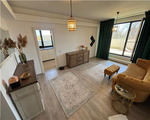 Ap. 2 camere modern, bloc nou, terasa 35mp, parcare inclusa