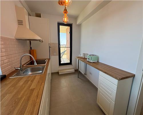 Ap. 2 camere modern, bloc nou, terasa 35mp, parcare inclusa