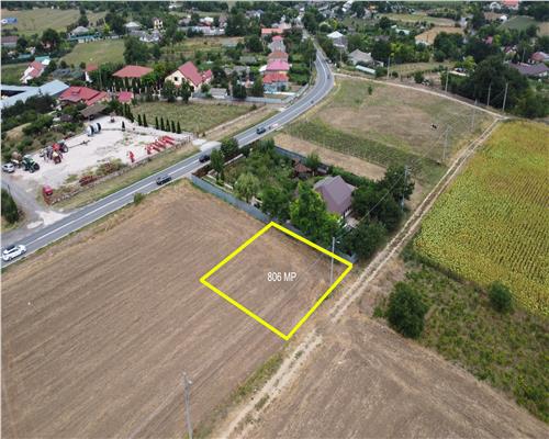 Teren intravilan 806 mp, Cataloi, cu posibilitate de parcelare