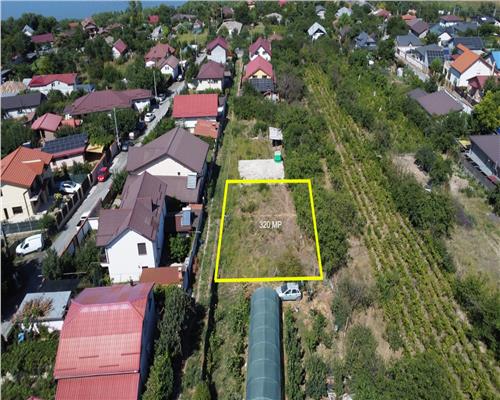 Teren intravilan 320 mp de vanzare in Mineri, 13 ml deschidere
